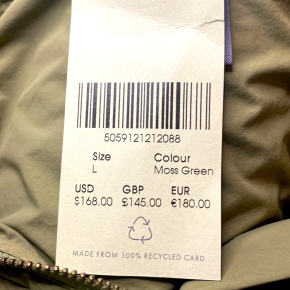 NWT Sweaty Betty Jumpsuit Long or Short Transition Moss Green Size L - Picture 6 of 6